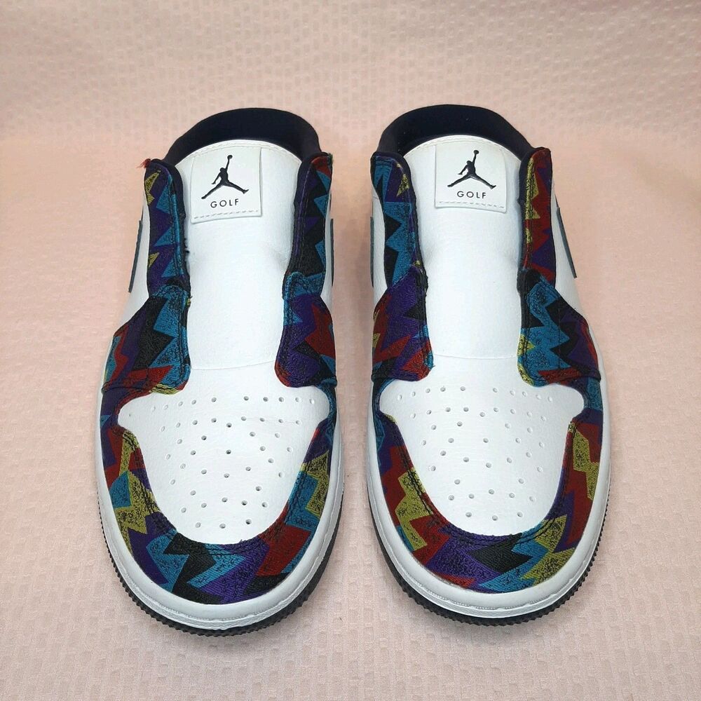 Nike Air Jordan Shoes 'Nothing But Net' Men Size 9.5 Mule Golf FJ1214-100 - Picture 3 of 8